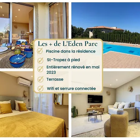 Eden Parc-apartment 5*-swimming-pool-saint-tropez Saint-Tropez